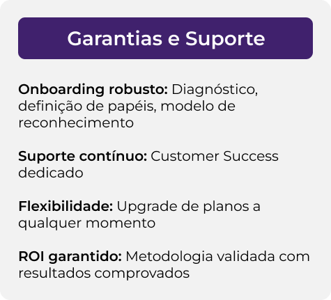Garantia e Suporte